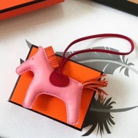 Replica Handbag Store Rodeo Horse Bag Charm In Pink/Red/Orange Leather Replica Handbag Store Rodeo Horse Bag Charm In Pink/Red/Orange Leather