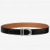 Replica Handbag Store Etrier Buckle Belt &amp; Brown Clemence 32 MM Strap