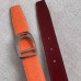Replica Handbag Store Etrier Buckle Belt &amp; Orange Clemence 32 MM Strap