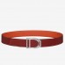 Replica Handbag Store Etrier Buckle Belt &amp; Orange Clemence 32 MM Strap