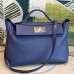 Replica Handbag Store 24/24 29 Bag In Blue Clemence Calfskin
