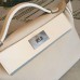Replica Handbag Store 24/24 29 Bag In White Clemence Calfskin