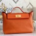 Replica Handbag Store 24/24 29 Bag In Orange Clemence Calfskin Replica Handbag Store 24/24 29 Bag In Orange Clemence Calfskin