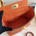 Replica Handbag Store 24/24 29 Bag In Orange Clemence Calfskin Replica Handbag Store 24/24 29 Bag In Orange Clemence Calfskin