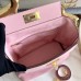 Replica Handbag Store 24/24 29 Bag In Pink Clemence Calfskin