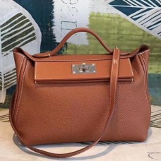 Replica Handbag Store 24/24 29 Bag In Brown Clemence Calfskin