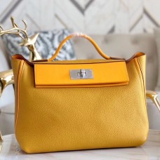 Replica Handbag Store 24/24 29 Bag In Curry Clemence Calfskin