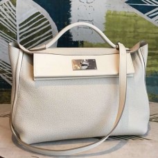 Replica Handbag Store 24/24 29 Bag In White Clemence Calfskin