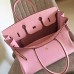 Replica Handbag Store Pink Clemence Birkin 30cm Handmade Bag