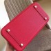 Replica Handbag Store Red Clemence Birkin 30cm Handmade Bag