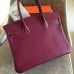 Replica Handbag Store Ruby Clemence Birkin 30cm Handmade Bag