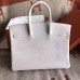 Replica Handbag Store White Clemence Birkin 30cm Handmade Bag
