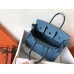 Replica Handbag Store Blue Jean Clemence Birkin 25cm Handmade Bag