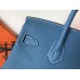 Replica Handbag Store Blue Jean Clemence Birkin 25cm Handmade Bag