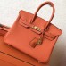 Replica Handbag Store Orange Clemence Birkin 25cm Handmade Bag Replica Handbag Store Orange Clemence Birkin 25cm Handmade Bag