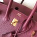 Replica Handbag Store Ruby Clemence Birkin 25cm Handmade Bag Replica Handbag Store Ruby Clemence Birkin 25cm Handmade Bag