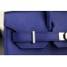 Replica Handbag Store Birkin 30cm 35cm Bag In Electric Blue Clemence Leather