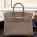 Replica Handbag Store Birkin 30cm 35cm Bag In Etoupe Clemence Leather