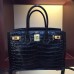 Replica Handbag Store Birkin 30cm 35cm Bag In Black Crocodile Leather Replica Handbag Store Birkin 30cm 35cm Bag In Black Crocodile Leather
