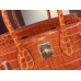 Replica Handbag Store Birkin 30cm 35cm Bag In Orange Crocodile Leather Replica Handbag Store Birkin 30cm 35cm Bag In Orange Crocodile Leather