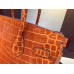 Replica Handbag Store Birkin 30cm 35cm Bag In Orange Crocodile Leather Replica Handbag Store Birkin 30cm 35cm Bag In Orange Crocodile Leather