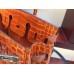 Replica Handbag Store Birkin 30cm 35cm Bag In Orange Crocodile Leather Replica Handbag Store Birkin 30cm 35cm Bag In Orange Crocodile Leather