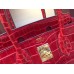 Replica Handbag Store Birkin 30cm 35cm Bag In Red Crocodile Leather Replica Handbag Store Birkin 30cm 35cm Bag In Red Crocodile Leather