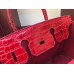 Replica Handbag Store Birkin 30cm 35cm Bag In Red Crocodile Leather Replica Handbag Store Birkin 30cm 35cm Bag In Red Crocodile Leather