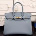 Replica Handbag Store Birkin 30cm 35cm Bag In Blue Lin Epsom Leather Replica Handbag Store Birkin 30cm 35cm Bag In Blue Lin Epsom Leather