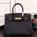 Replica Handbag Store Birkin 30cm 35cm Bag In Black Epsom Leather