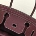 Replica Handbag Store Birkin Ghillies 30cm In Burgundy Swift Leather