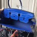 Replica Handbag Store Birkin 30cm 35cm Bag In Blue Electric Crocodile Leather