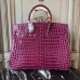 Replica Handbag Store Birkin 30cm 35cm Bag In Fuchsia Crocodile Leather