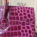 Replica Handbag Store Birkin 30cm 35cm Bag In Fuchsia Crocodile Leather