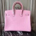 Replica Handbag Store Birkin 30cm 35cm Bag In Pink Crocodile Leather