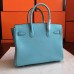 Replica Handbag Store Blue Atoll Epsom Birkin 30cm Handmade Bag