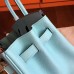 Replica Handbag Store Blue Atoll Epsom Birkin 30cm Handmade Bag