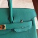 Replica Handbag Store Malachite Epsom Birkin 30cm Handmade Bag