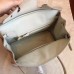 Replica Handbag Store Pearl Grey Clemence Birkin 30cm Handmade Bag