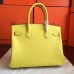 Replica Handbag Store Soufre Epsom Birkin 30cm Handmade Bag
