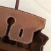Replica Handbag Store Brown Clemence Birkin 25cm Handmade Bag