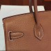 Replica Handbag Store Brown Clemence Birkin 25cm Handmade Bag