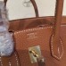 Replica Handbag Store Brown Clemence Birkin 25cm Handmade Bag