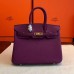 Replica Handbag Store Cyclamen Clemence Birkin 25cm Handmade Bag