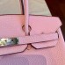 Replica Handbag Store Pink Clemence Birkin 25cm Handmade Bag