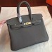 Replica Handbag Store Vert Gris Clemence Birkin 25cm Handmade Bag