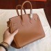 Replica Handbag Store Brown Epsom Birkin 25cm Handmade Bag