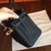 Replica Handbag Store Black Epsom Birkin 25cm Handmade Bag