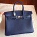 Replica Handbag Store Sapphire Epsom Birkin 25cm Handmade Bag Replica Handbag Store Sapphire Epsom Birkin 25cm Handmade Bag