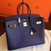 Replica Handbag Store Sapphire Epsom Birkin 30cm Handmade Bag Replica Handbag Store Sapphire Epsom Birkin 30cm Handmade Bag